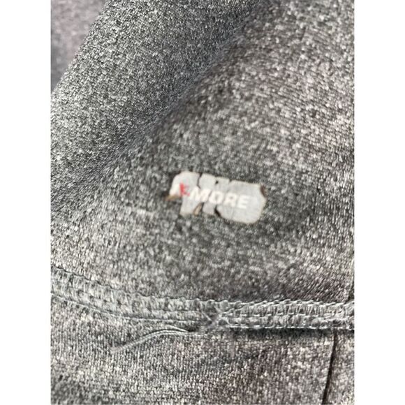 -3. Danskin Now Women's Heathered Gray Active Raglan Tech Fleece Hoodie Size Med - Picture 8 of 9